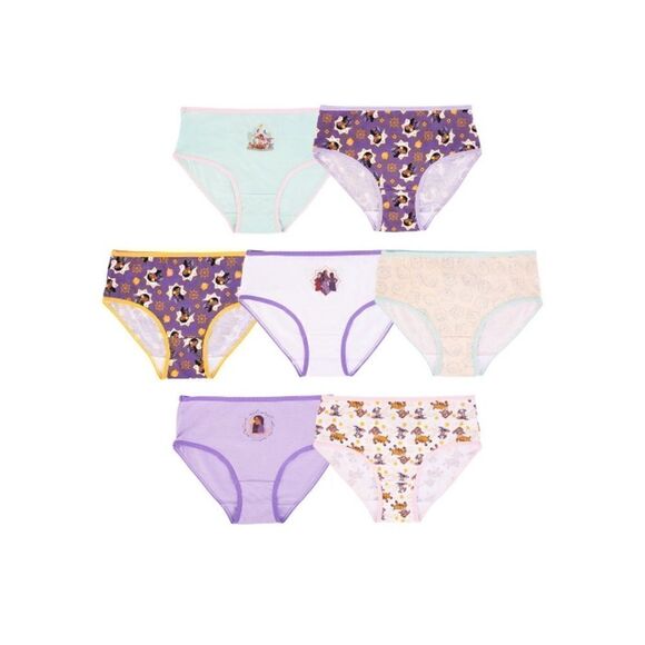 Disney Girls Encanto & Wish Character Underwear Panties Briefs 2, 7-Packs Size 4 - Picture 3 of 6